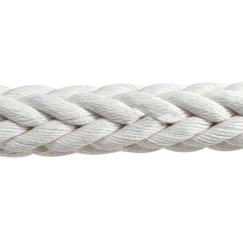 12-Strand Polyamide Fiber Hawser Mooring Rope / Line