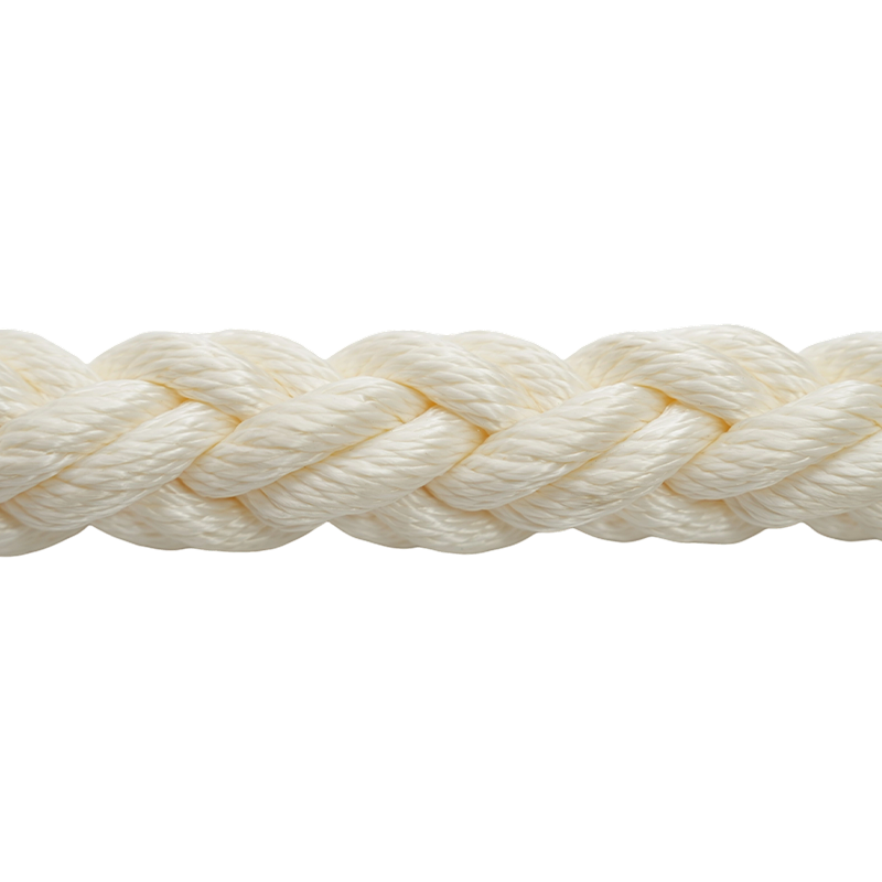 8-Strand Polyester/Polyolefin Composite Hawser Mooring Rope / Line