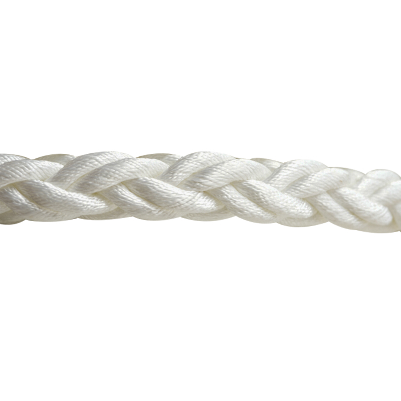 8-Strand Polyamide Fiber Hawser Mooring Rope / Line