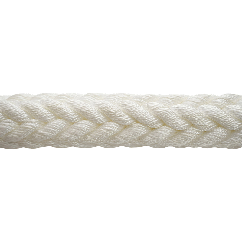 12-Strand Polyester/Polyolefin Composite Hawser Mooring Rope / Line