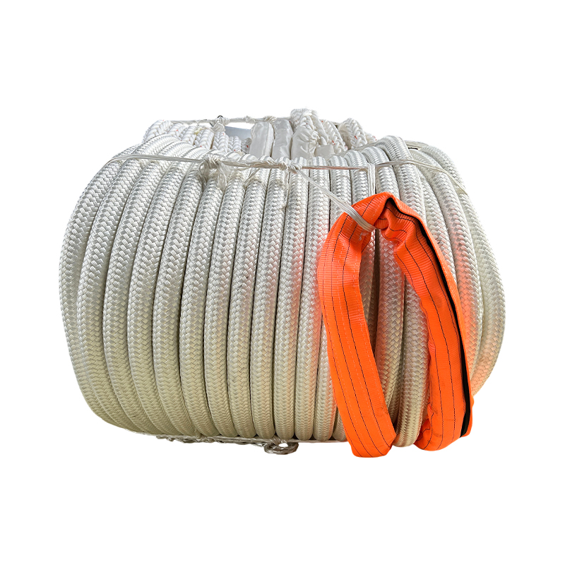 Polyester/Polyolefin Composite Double Braided Hawser Mooring Rope / Line