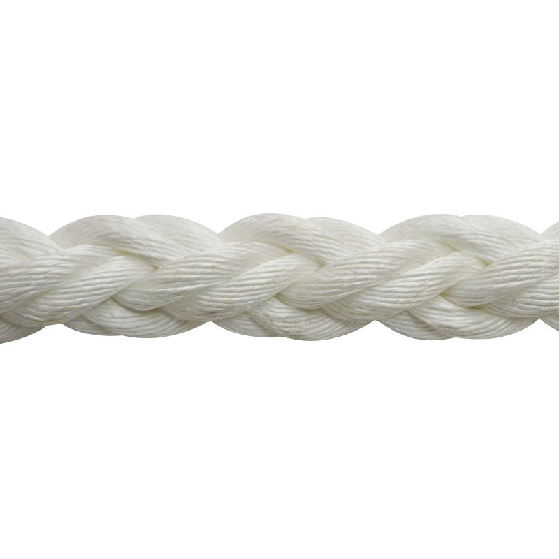 Polyamide Fiber Double Braided Hawser Mooring Rope / Line